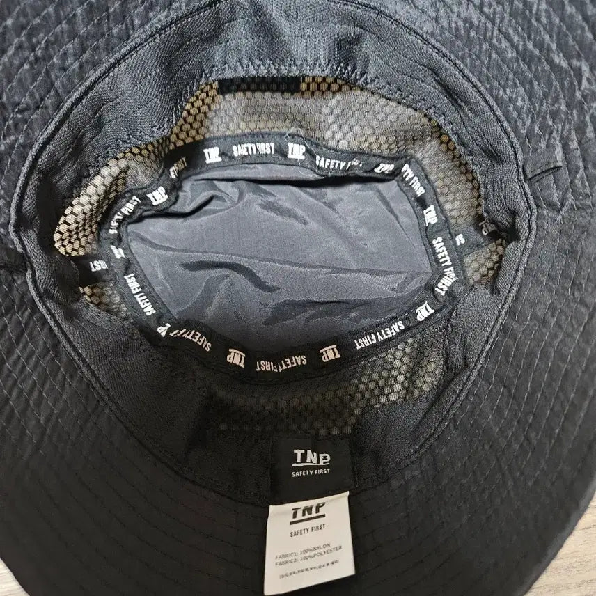 [BUNJANG] TNP Bucket Hat Black Nylon Polyester Blend / TNP 버킷햇 블랙