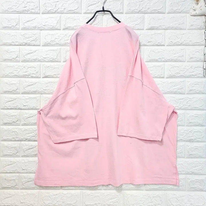 [BUNJANG] Oversized Smile Print T-Shirt / 박시스마일티셔츠