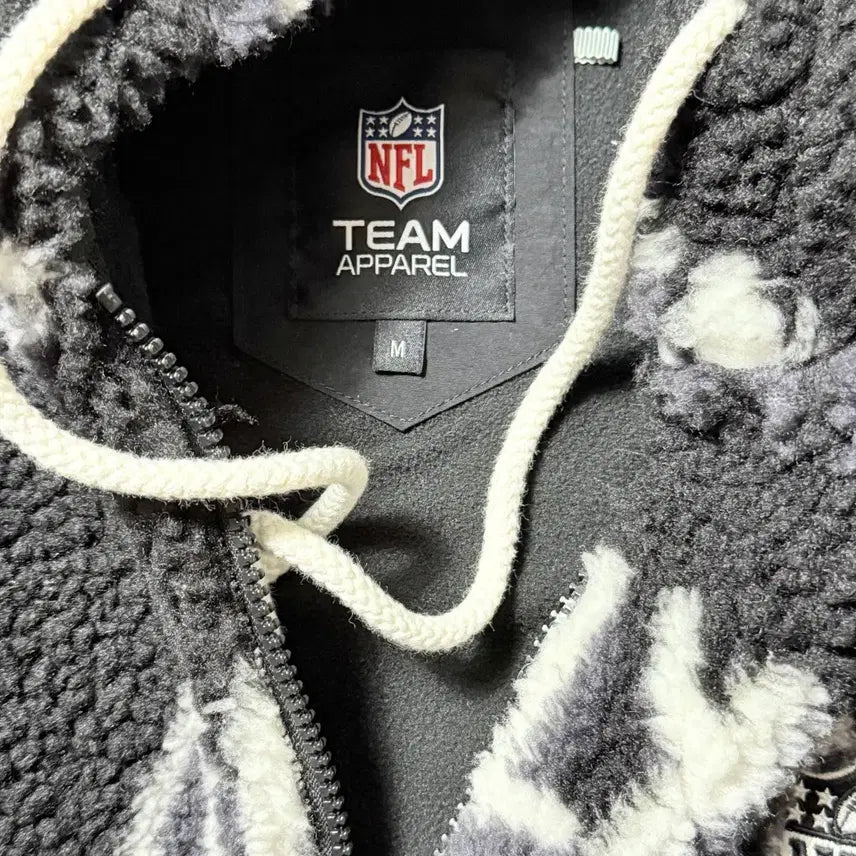 [BUNJANG] NFL Fleece Jacket (M) / NFL 뽀글이 투웨이 후리스 자켓 (M)