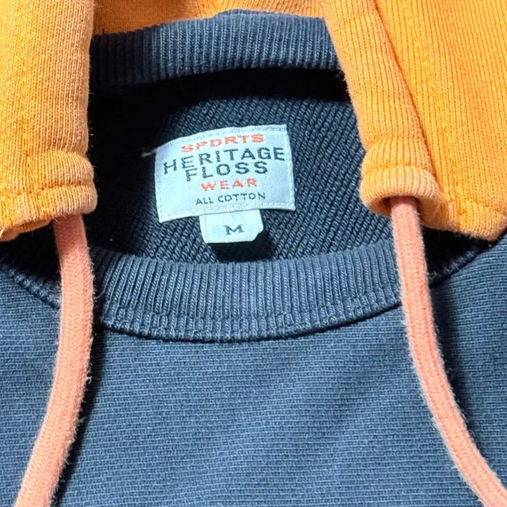 [BUNJANG] Heritageplus Hoodie (M) / 헤리티지 플로스 acs blockes 블랙 후드티 (M)