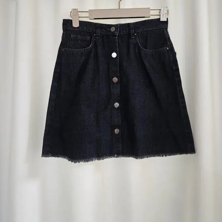 [BUNJANG] Massimo Dutti Denim Button Skirt / 마시모두띠 데님 버튼 스커트