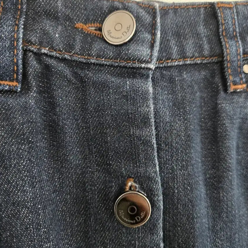 [BUNJANG] Massimo Dutti Denim Button Skirt / 마시모두띠 데님 버튼 스커트