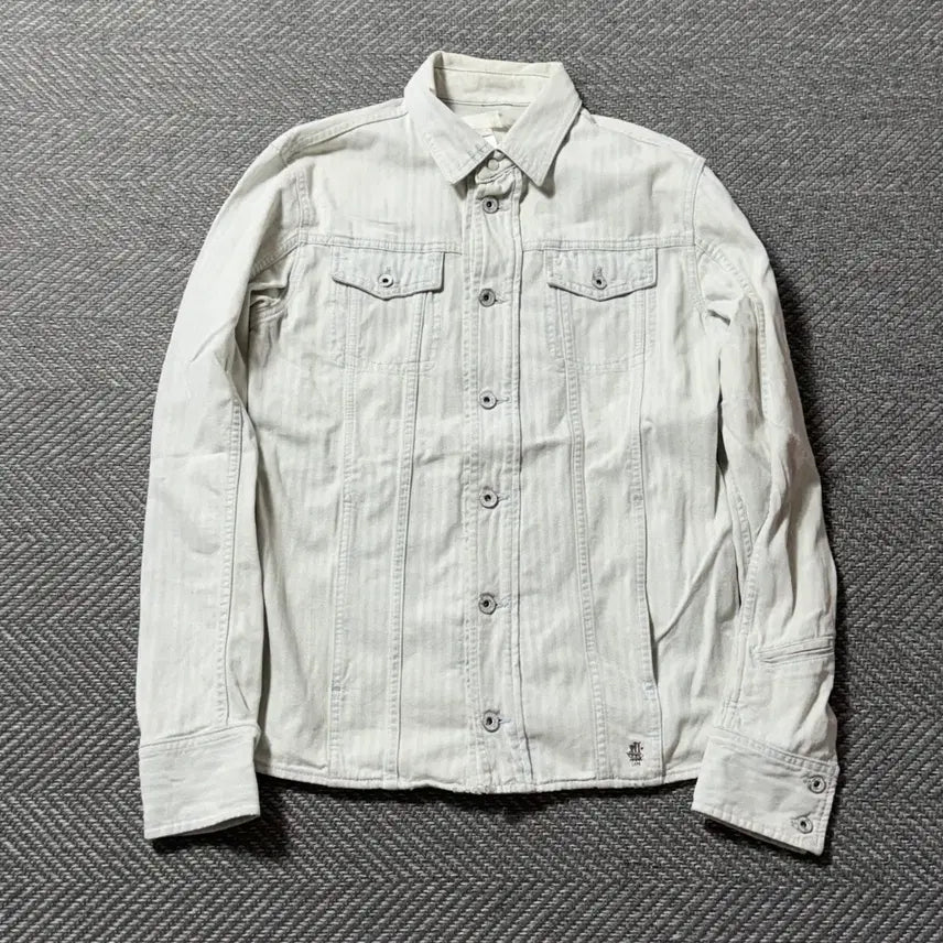 [BUNJANG] Diesel White Western Denim Shirt (M) / 디젤 화이트 웨스턴 데님 셔츠 (M)