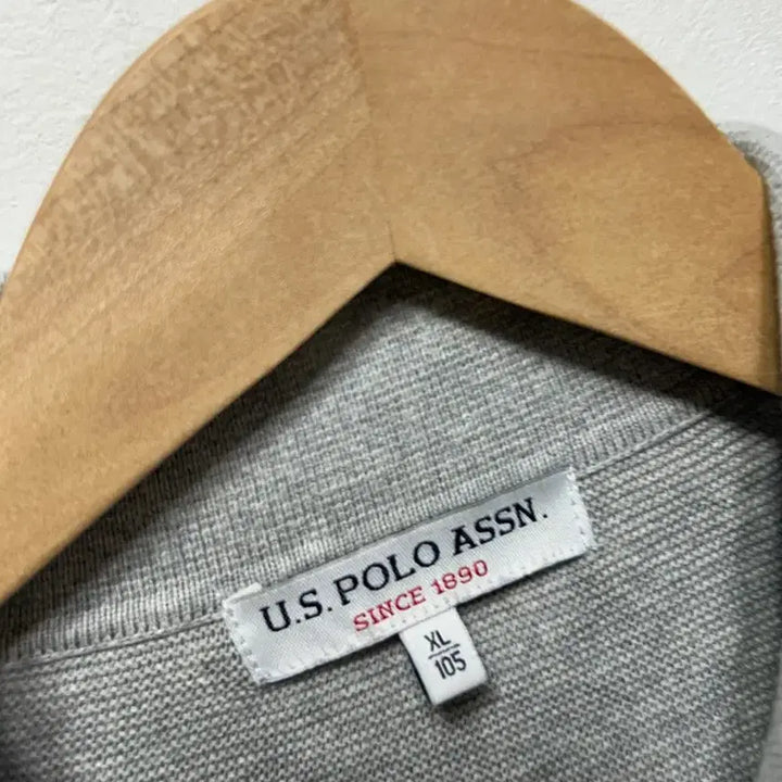 [BUNJANG] US Polo Assn. Assassin Gray Short Sleeve Knit XL / US폴로 어쌔신 그레이 반팔 니트 XL