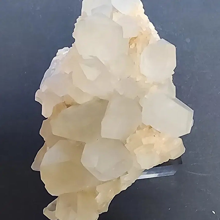 [BUNJANG] Natural White Crystal Cluster Raw Stone with Stand / 천연 크리스탈 백수정 클러스터 원석+받침대