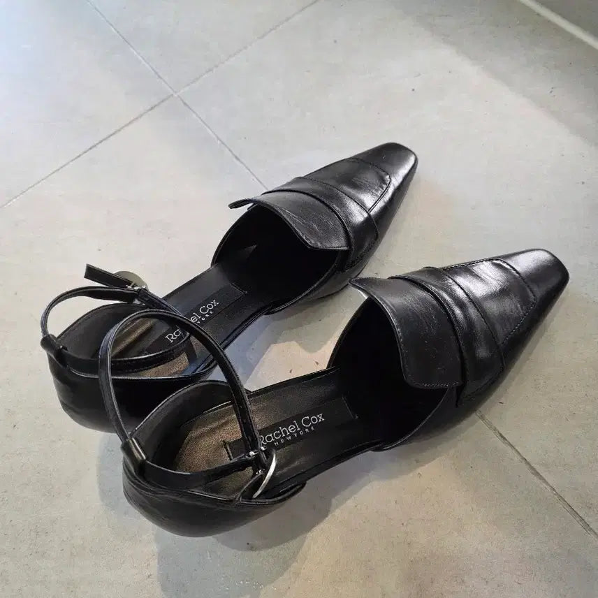 [BUNJANG] Rachel Cox Low Heel Sandals / 수제화 구두 5센치