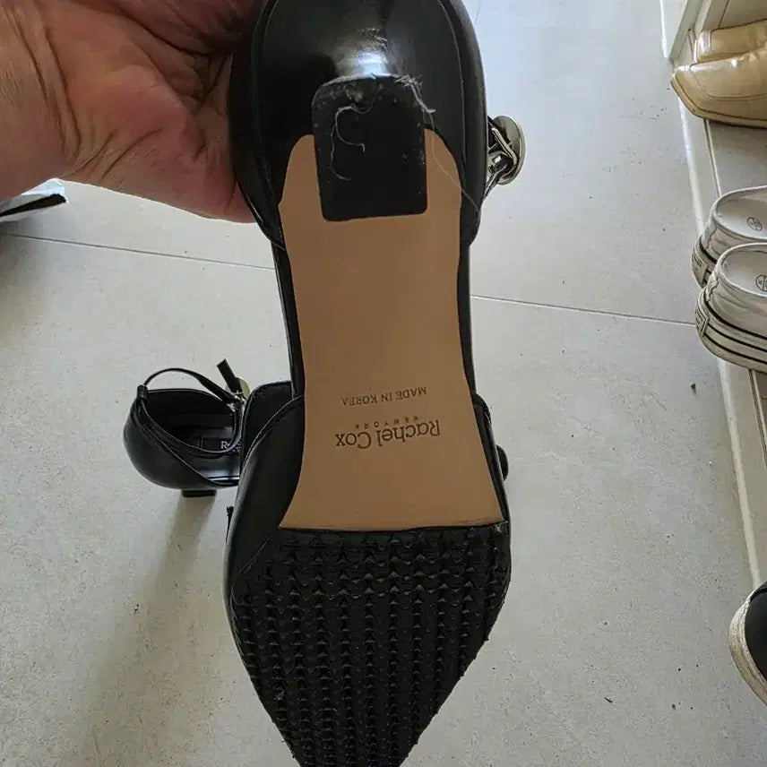 [BUNJANG] Rachel Cox Low Heel Sandals / 수제화 구두 5센치