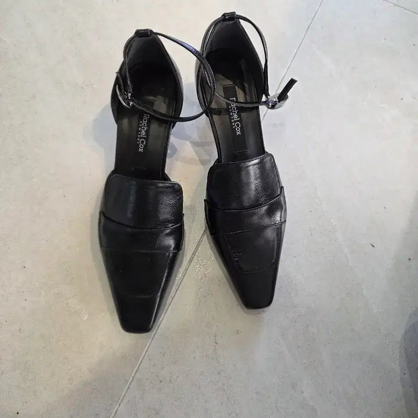 [BUNJANG] Rachel Cox Low Heel Sandals / 수제화 구두 5센치