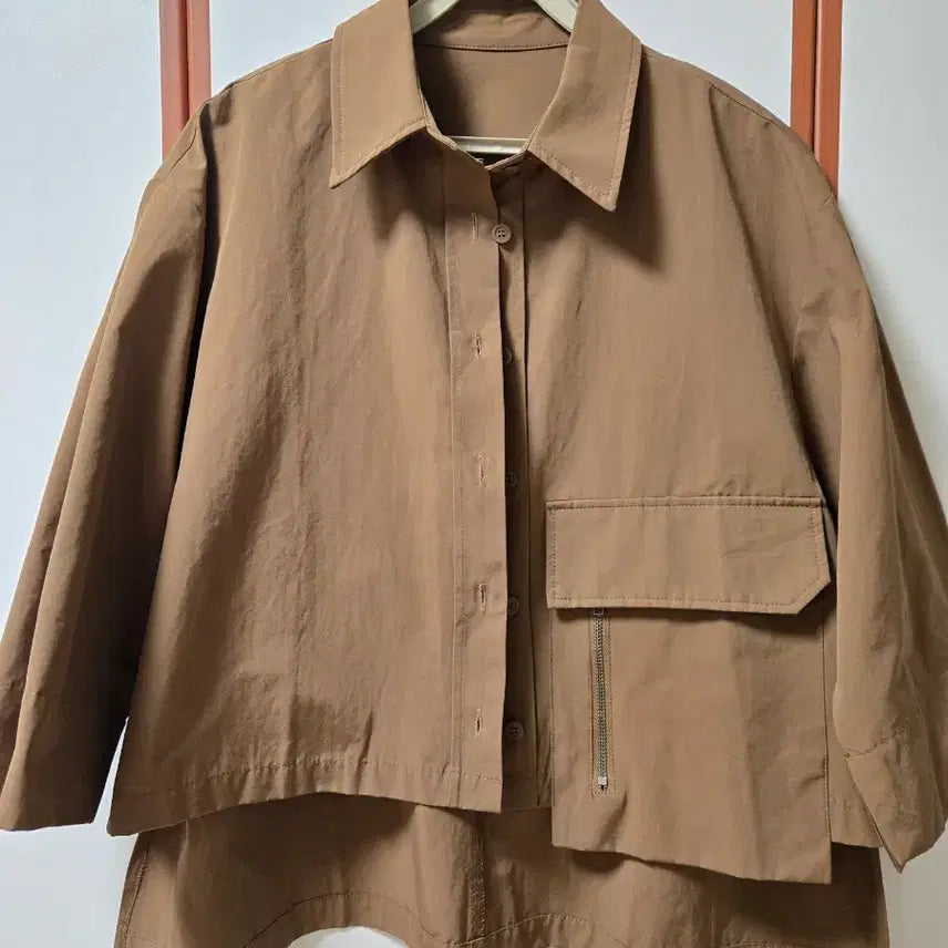 [BUNJANG] CM CUBE Cotton-Nylon Blend Shirt Jacket / CM CUBE 면,나일론혼방 셔켓 (미착용새옷)