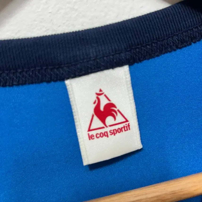 [BUNJANG] Le Coq Sportif Graphic T-Shirt Blue M / 르꼬끄 반팔 티셔츠 블루 헬스 그래픽 M