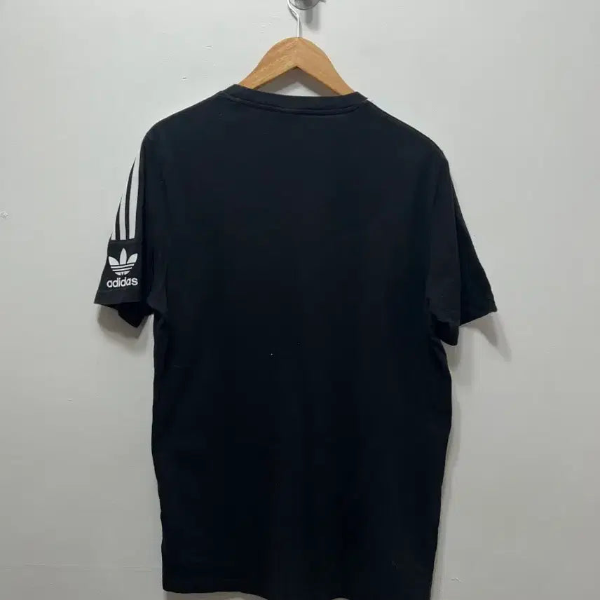 [BUNJANG] Adidas Three-Stripes Black T-Shirt M / 아디다스 삼선 블랙 반팔 티셔츠 M