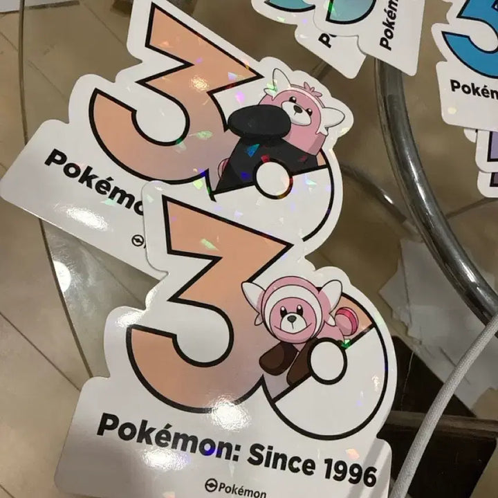 [BUNJANG] Pokemon 30th Anniversary Sticker Set - FCMon, EvenGom / 포켓몬 30주년 스티커 포곰곰 이븐곰 세트