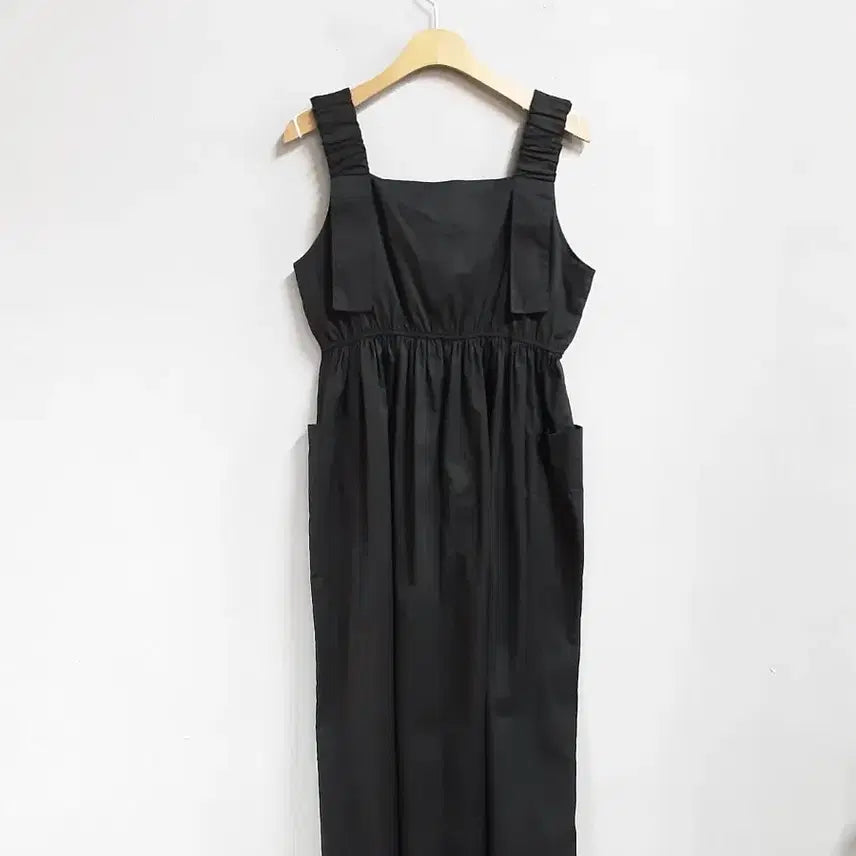 [BUNJANG] Playroom Black Long Dress One Piece / 플레이룸 블랙 롱 원피스 free