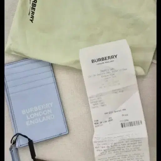 [BUNJANG] Burberry Blue Card Holder / 버버리 카드지갑