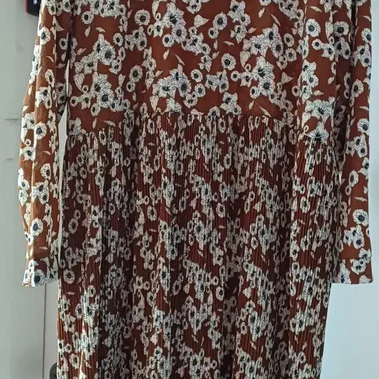 [BUNJANG] Floral Long Dress / 플라워 롱 원피스