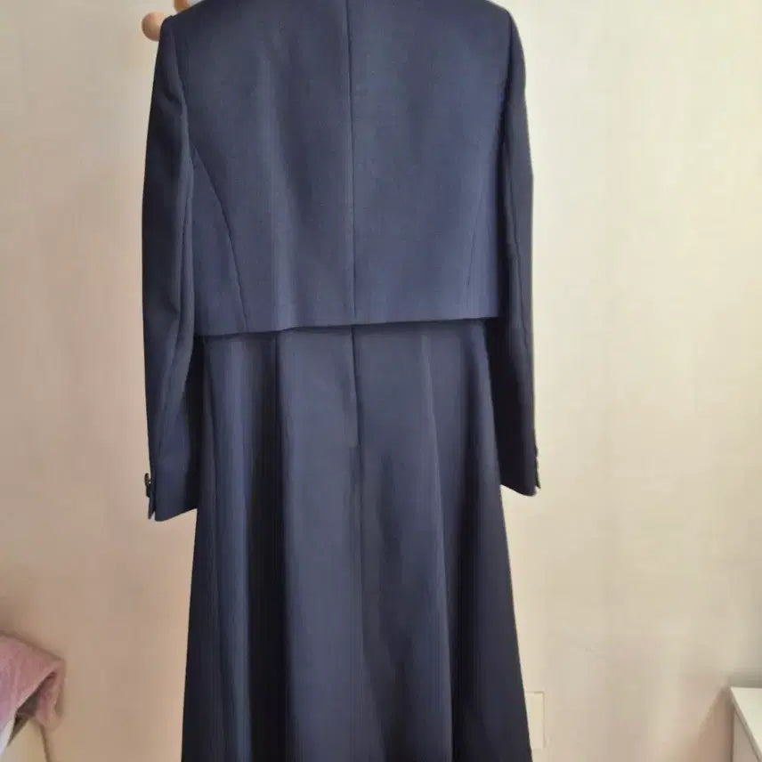 [BUNJANG] JJ JIGOTT Cropped Jacket and Flare Dress Set / JJ지고트 재킷+원피스 세트