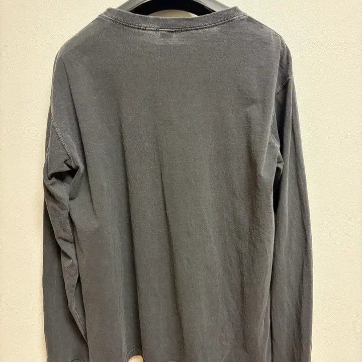 [BUNJANG] Good On Pigment Dyed Long Sleeve T-Shirt Black L / 굿온 피그먼트 다잉 긴팔 티셔츠 블랙 L