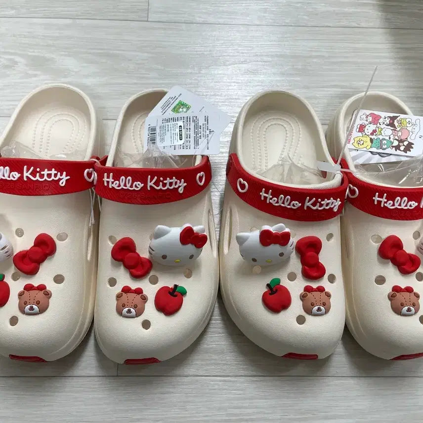 [BUNJANG] Sanrio Hello Kitty Crocs Slippers 240 / 산리오 헬로키티 크록스 슬리퍼 240