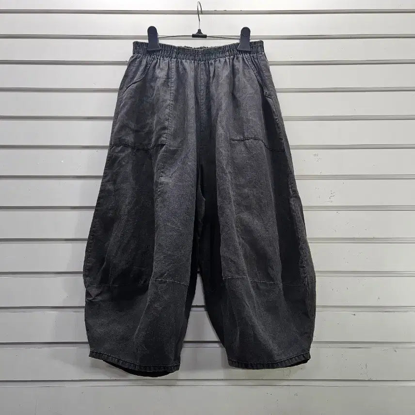 [SOLD OUT] 챠콜 마원단 칠부 밴딩바지66/보물찾기천사