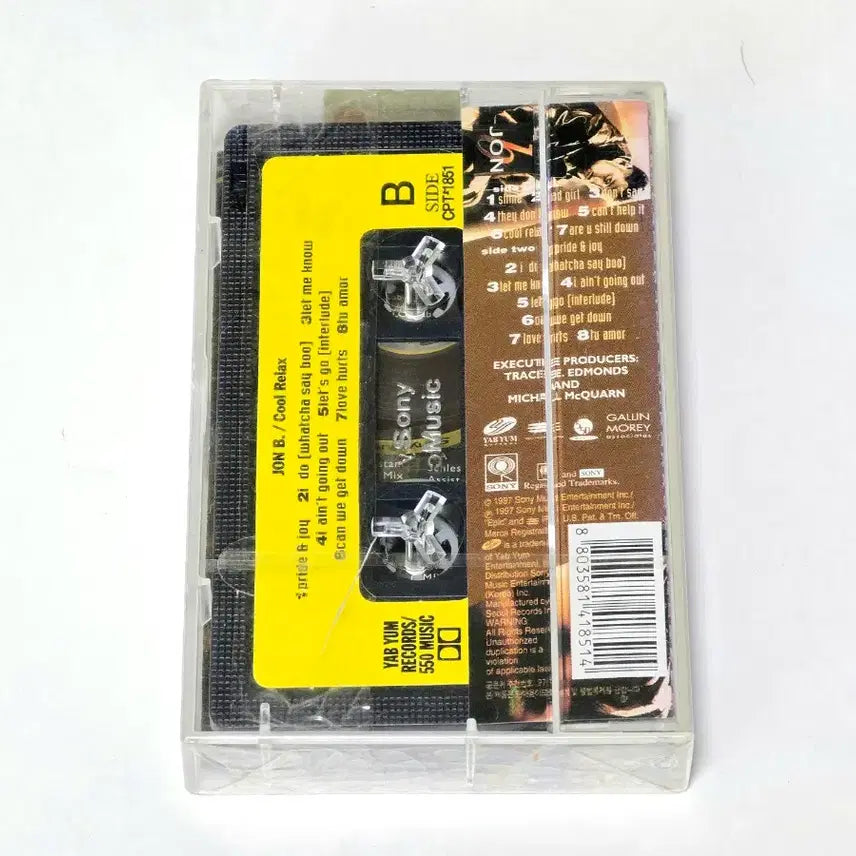 [BUNJANG] Jon B. Cool Relax Cassette Tape (Sealed) / [미개봉] Jon B. - Cool Relax 카세트테이프