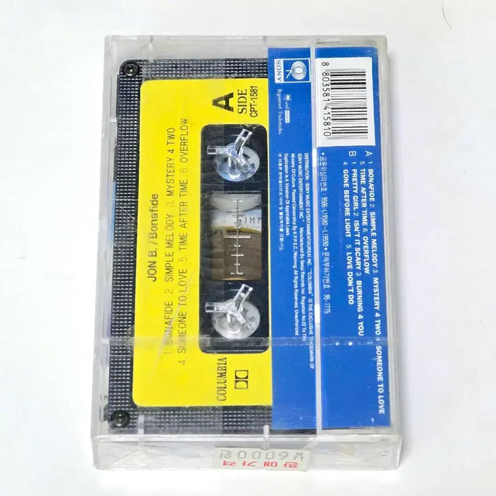 [BUNJANG] Jon B. Bonafide 1st Album Sealed Cassette Tape / [미개봉] 존 비(Jon B.) 1집 - Bonafide 카세트테이프