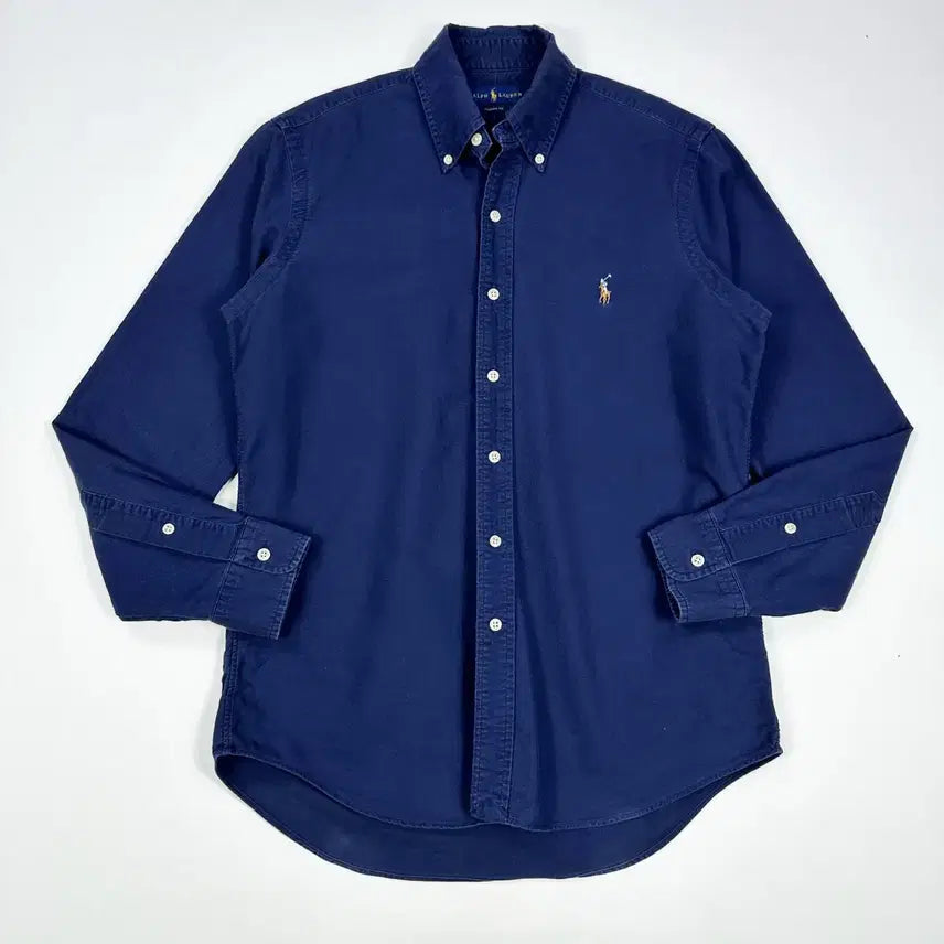 [BUNJANG] Polo Ralph Lauren Classic Fit Oxford Shirt Navy / 폴로 랄프로렌 포니 클래식핏 옥스포드 네이비 셔츠 (실측 M)