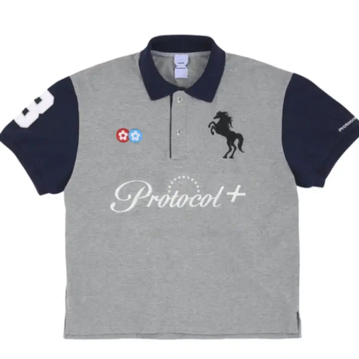 [BUNJANG] Protocol Index The Pink Panelled Pique Shirt / 2) 프로토콜 인덱스 반디 더 핑크 패널드 피케 셔츠