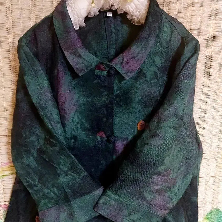 [BUNJANG] Floral Print Jacket / 새제품) 플라워 프린트 자켓 66~77