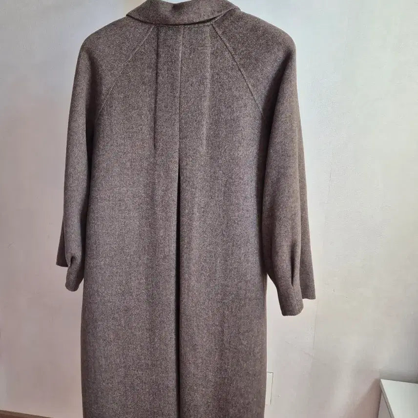 [BUNJANG] DANS Herringbone Raglan Sleeve Flare Fit Coat / DANS 헤링본 코트