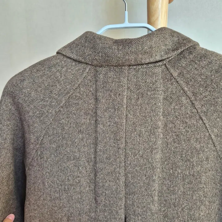 [BUNJANG] DANS Herringbone Raglan Sleeve Flare Fit Coat / DANS 헤링본 코트