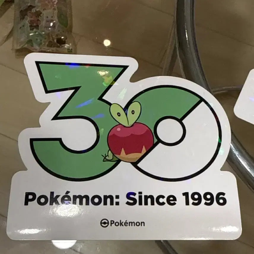 [SOLD OUT] 포켓몬 30주년 스티커 과사삭벌레