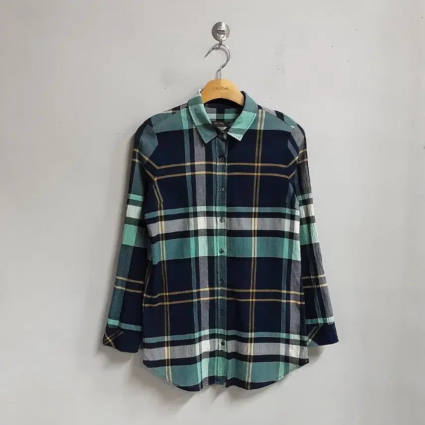 [BUNJANG] BCBG Monogram Check Shirt / BCBG 모노그램 체크 셔츠