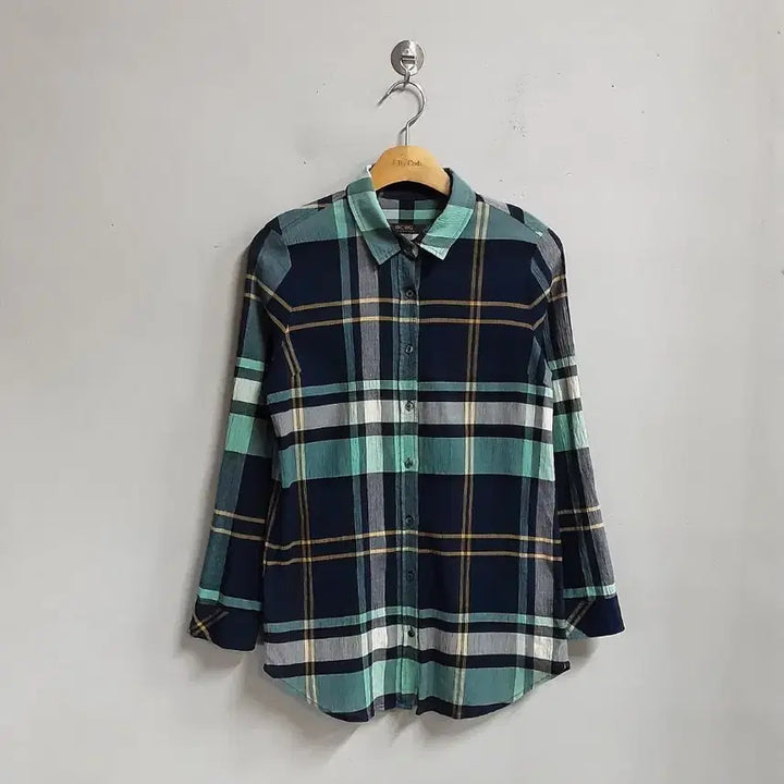 [BUNJANG] BCBG Monogram Check Shirt / BCBG 모노그램 체크 셔츠