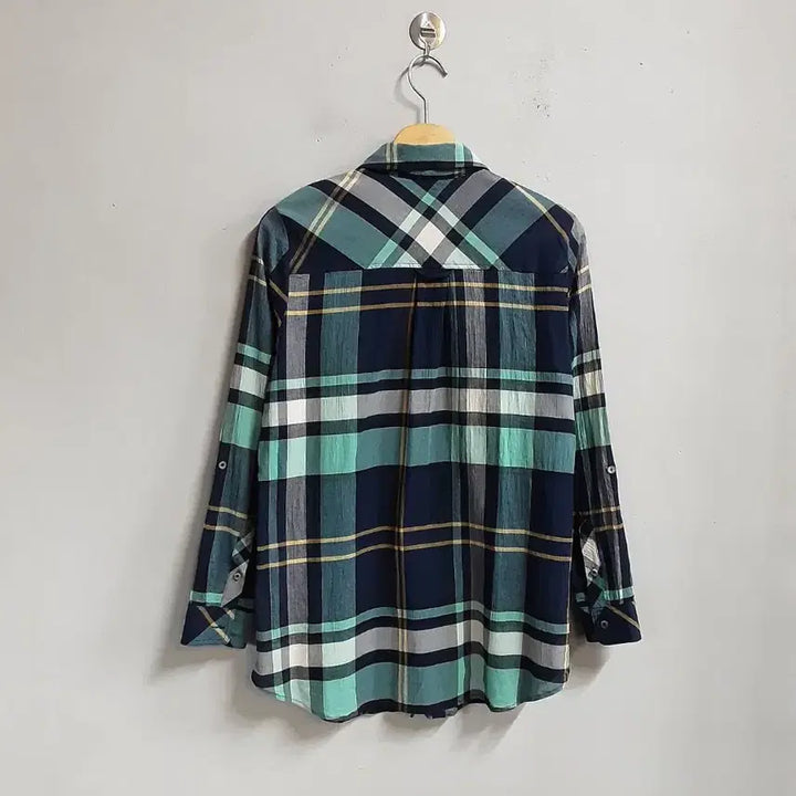 [BUNJANG] BCBG Monogram Check Shirt / BCBG 모노그램 체크 셔츠