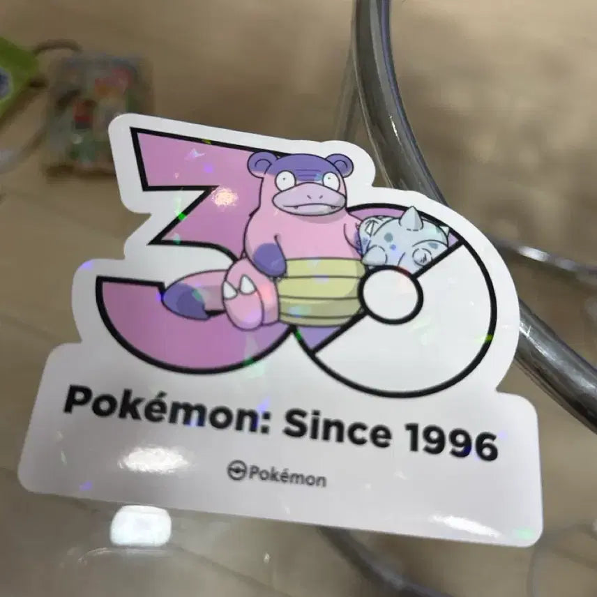 [BUNJANG] Pokemon 30th Anniversary Sticker Galarian Slowbro / 포켓몬 30주년 스티커 가라르 야도란
