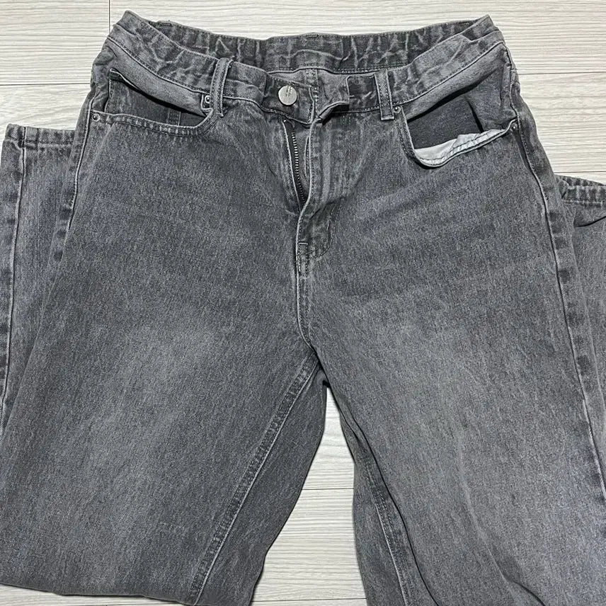 [BUNJANG] Gray Denim Pants / 그레이 데님 팬츠 청바지