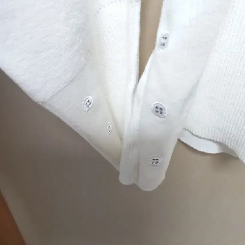 [BUNJANG] Thom Browne Milano Stitch 4-Bar Cardigan White Size 4 / 톰브라운 밀라노 스티치 4-바 가디건 화이트 4사이즈