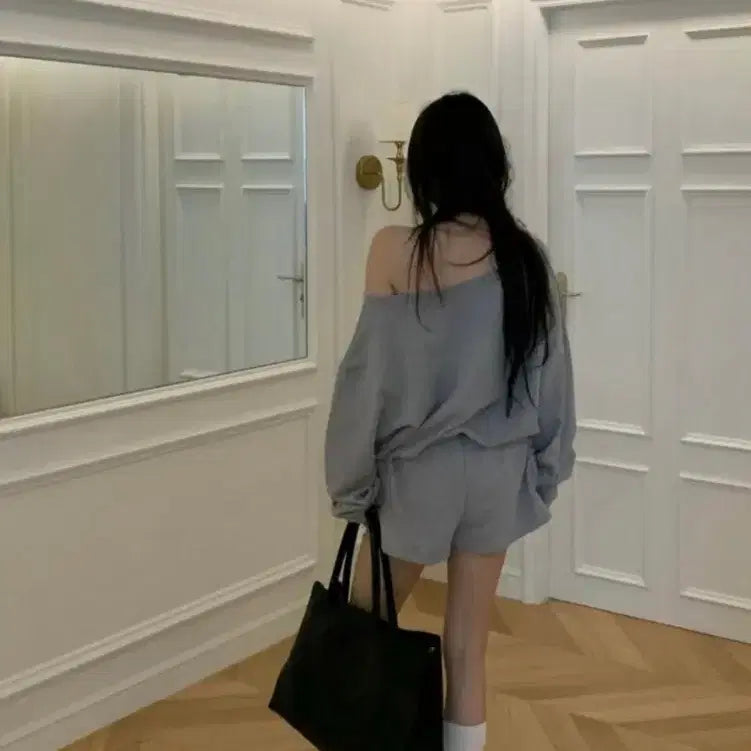 [BUNJANG] Off-Shoulder Jumpsuit (Black) / 오프점프수트(블랙)
