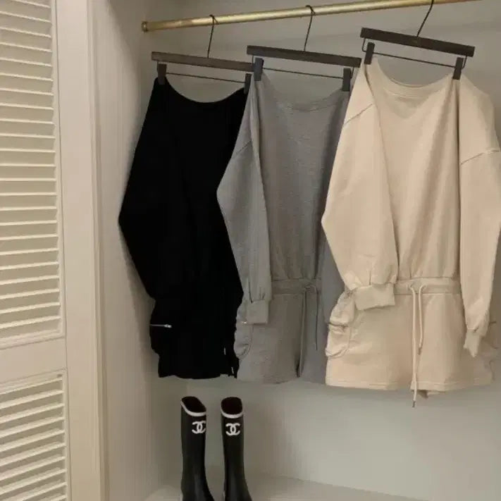 [BUNJANG] Off-Shoulder Jumpsuit (Black) / 오프점프수트(블랙)