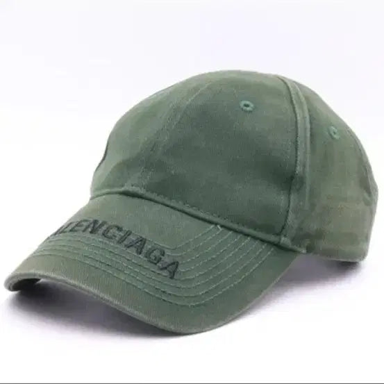 [BUNJANG] Balenciaga Vintage Washed Baseball Cap Khaki / 발렌시아가 빈티지 볼캡 카키