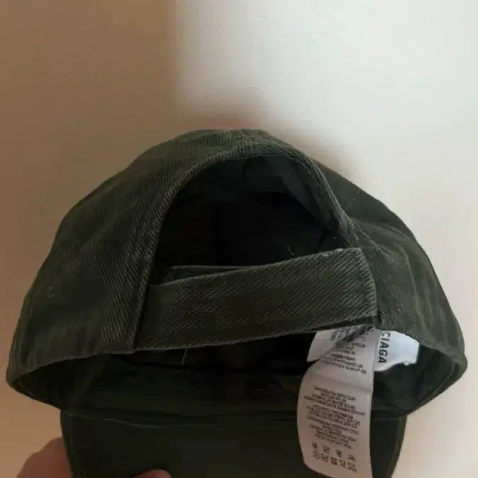 [BUNJANG] Balenciaga Vintage Washed Baseball Cap Khaki / 발렌시아가 빈티지 볼캡 카키