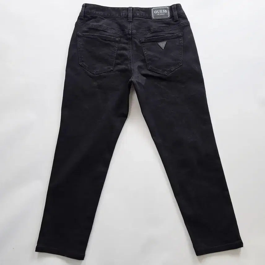 [BUNJANG] Guess Black Denim Tapered Jeans Size 28 R5518 / 게스 청바지 흑청 스판 테이퍼드 데님 사이즈28 R5518