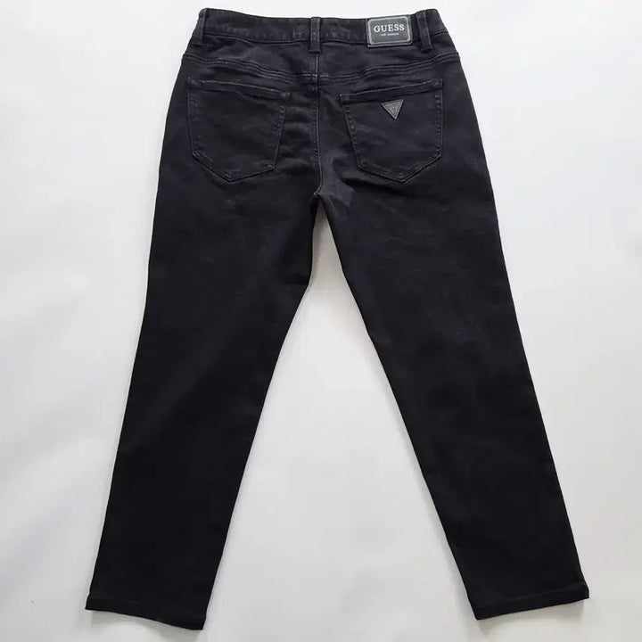 [BUNJANG] Guess Black Denim Tapered Jeans Size 28 R5518 / 게스 청바지 흑청 스판 테이퍼드 데님 사이즈28 R5518