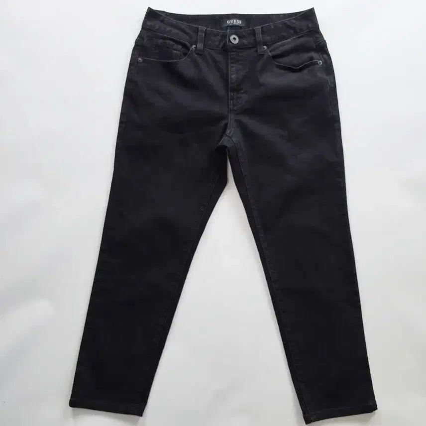 [BUNJANG] Guess Black Denim Tapered Jeans Size 28 R5518 / 게스 청바지 흑청 스판 테이퍼드 데님 사이즈28 R5518