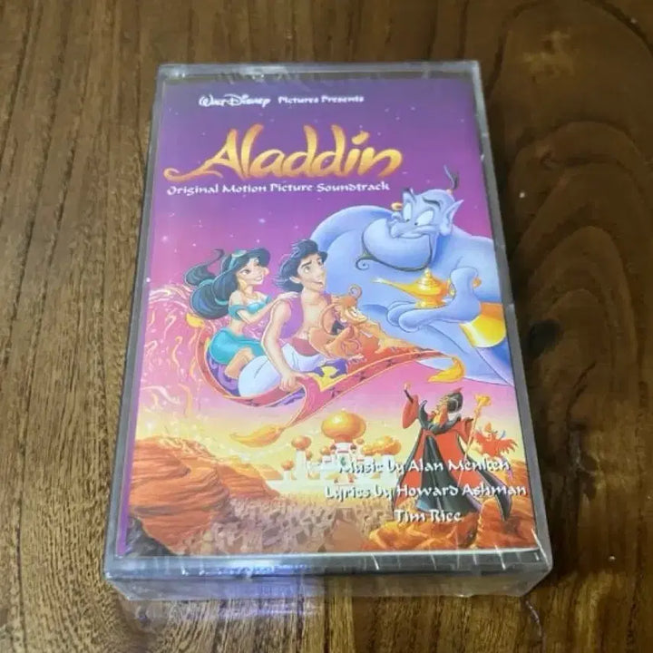 [BUNJANG] Disney Animation Aladdin OST Unsealed Cassette Tape / 월트 디즈니 애니메이션 영화 알라딘 OST 라이센스 미개봉 카세트테이프