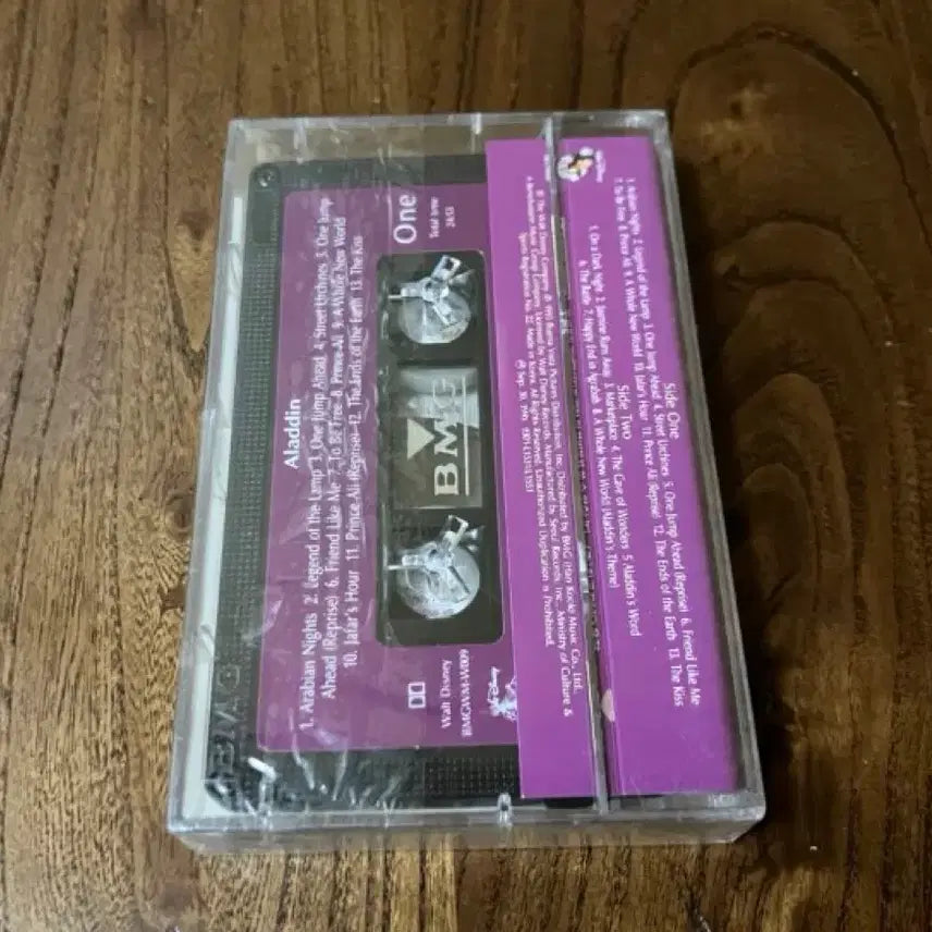 [BUNJANG] Disney Animation Aladdin OST Unsealed Cassette Tape / 월트 디즈니 애니메이션 영화 알라딘 OST 라이센스 미개봉 카세트테이프