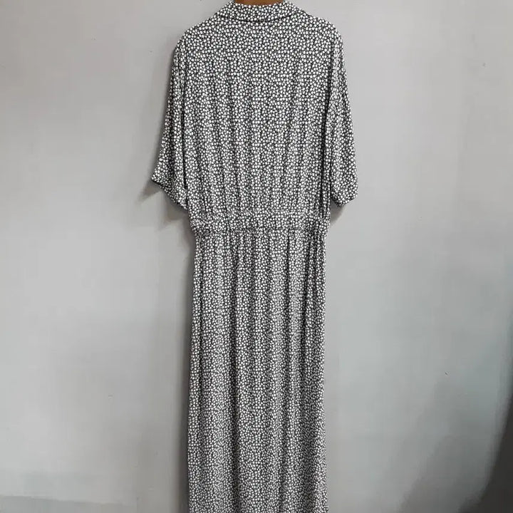 [BUNJANG] ZARA Floral Pattern Short Sleeve Long Dress L / 자라 플라워 패턴 반팔 롱 원피스 L