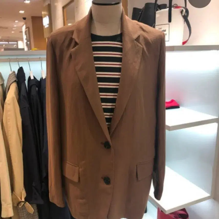 [SOLD OUT] 스튜디오톰보이 브라운 린넨 자켓