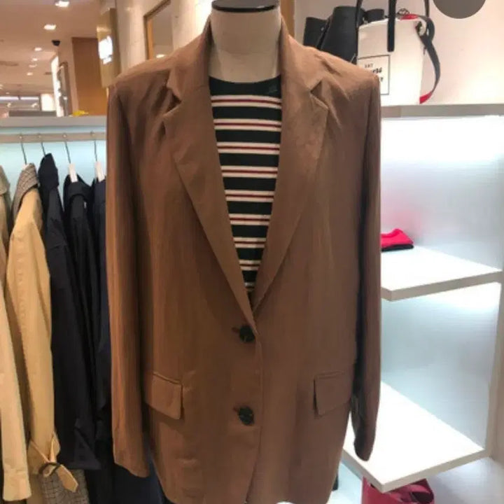 [SOLD OUT] 스튜디오톰보이 브라운 린넨 자켓