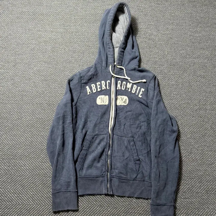 [BUNJANG] Abercrombie &amp; Fitch Navy Hoodie (XL) / 아베크롬비 네이비 후드집업 (XL)